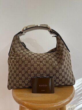 Gucci Horsebit Hobo Guccissima Bag
